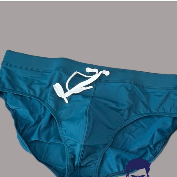 2(X)IST 2xist “Rio” Submerged/Cerulean Blue Swim Brief S/Small Rare - Picture 8 of 10